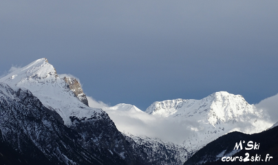 © Montagnes de Haute Maurienne Vanoise en hiver - Myrtille Camus