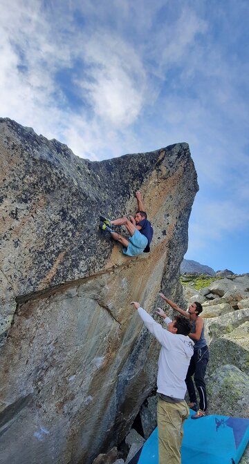 © Grimpeur sur le site Roche Moutche à Aussois - La Roche Moutche