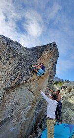 © Grimpeur sur le site Roche Moutche à Aussois - La Roche Moutche