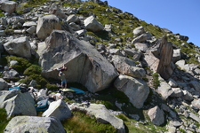 © Grimpeur sur le site Roche Moutche à Aussois - La Roche Moutche