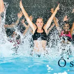Group of people in aqua aerobics session - SPL Parrachée Vanoise