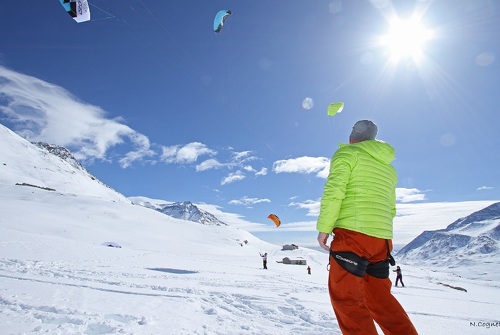 Snowkite et wingski