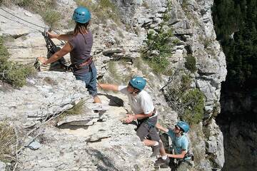 © Via ferrata du Diable Montée au ciel à Aussois - MO. Nuts - OT AUSSOIS