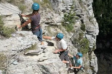 Via ferrata du Diable Climb to Heaven in Aussois - MO. Nuts - OT AUSSOIS