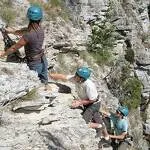 Via ferrata du Diable Climb to Heaven in Aussois - MO. Nuts - OT AUSSOIS