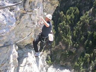 © Via ferrata du Diable - La traversée des Anges à Aussois - MO. OT AUSSOIS