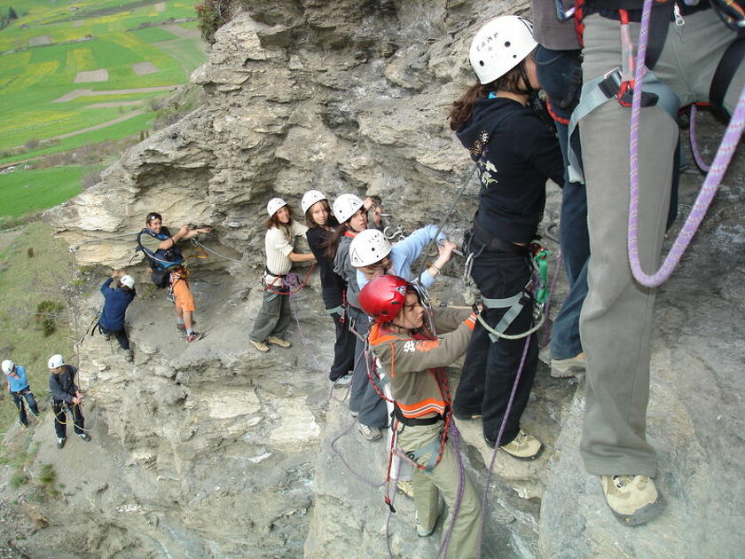 Via ferrata l&#039;Ecole Buissonnière at Aussois - OTHMV