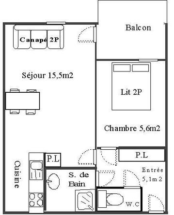 © Corniche - 2 pièces 4 personnes ** - COR19 - HMVT