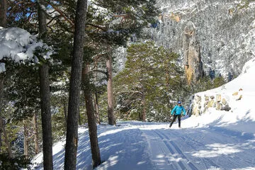 Aussois nordic domain of the Monolithe - Alicia MAGNENOT