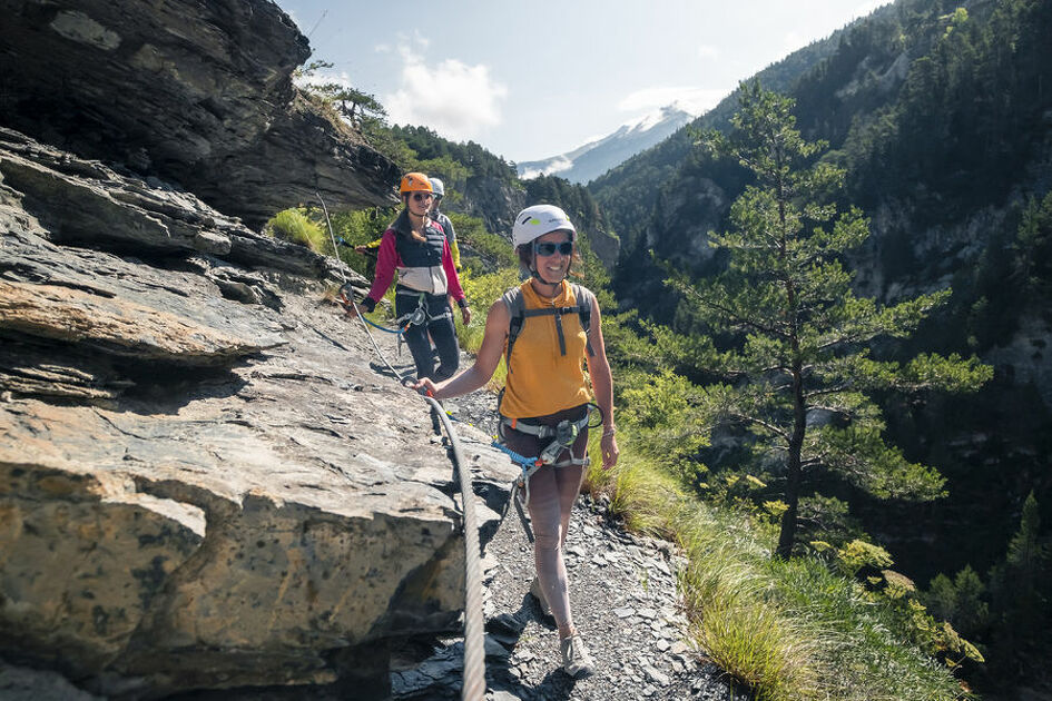 © Via ferrata du Diable Les diablotins à Aussois - Auvergne Rhone Alpes Tourisme Tristan Shu