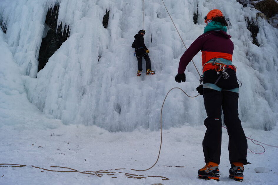 Ice climbing - HMVT - Ingrid Pauwels