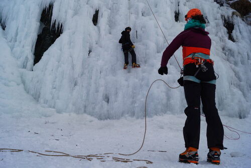 Découverte/initiation à la cascade de glace