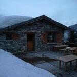 Rifugio dell&#039;Ortet su Aussois in inverno