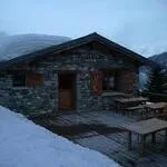 Refuge de l'Ortet à Aussois en hiver