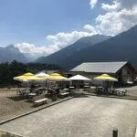 Aussois, summer view of the Mag d'Oé foodtruck - HMVT ACF