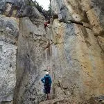 © Canyon sec Les Balmes Masquées à Aussois avec le bureau des Guides Savoie Maurienne - Bureau des guides savoie maurienne