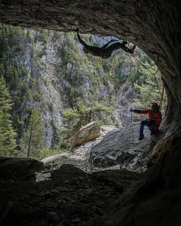 © Dry tooling Hell Cave à Aussois - Pierre Boucher