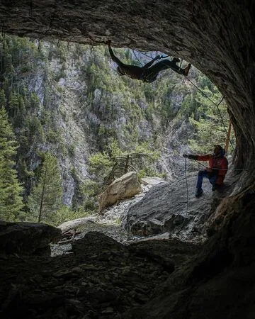 © Dry tooling Hell Cave à Aussois - Pierre Boucher