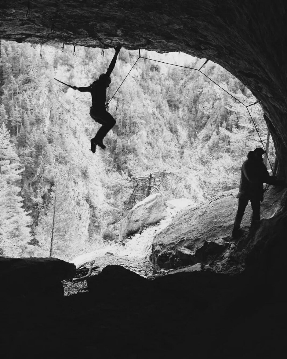 © Dry tooling Hell Cave à Aussois - Pierre Boucher