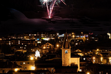 © Feu d'artifice de la nouvelle année à Aussois - D.Cuvelier - OTHMV