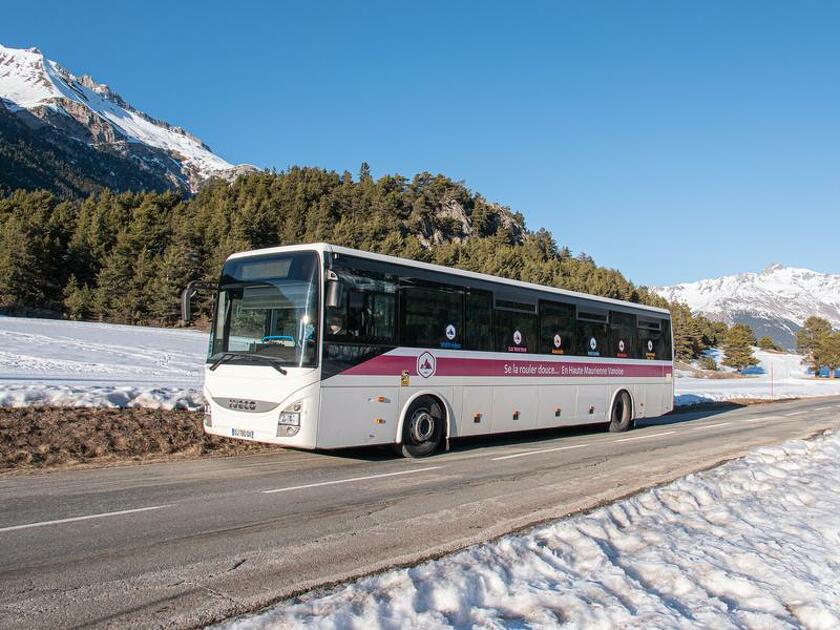 © Ligne transport région Aura en Haute Maurienne Vanoise - OTI HMVT - Cuvelier