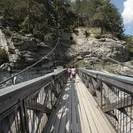 © Cross-country mountain biking: Le Pont du Diable - Photo by Jean-Luc Rigaux - AUSSOIS Tourist Office