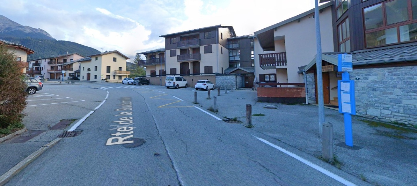 © Arrêt de bus N°608 : La Buidonnière_Aussois - Capture Ecran Google