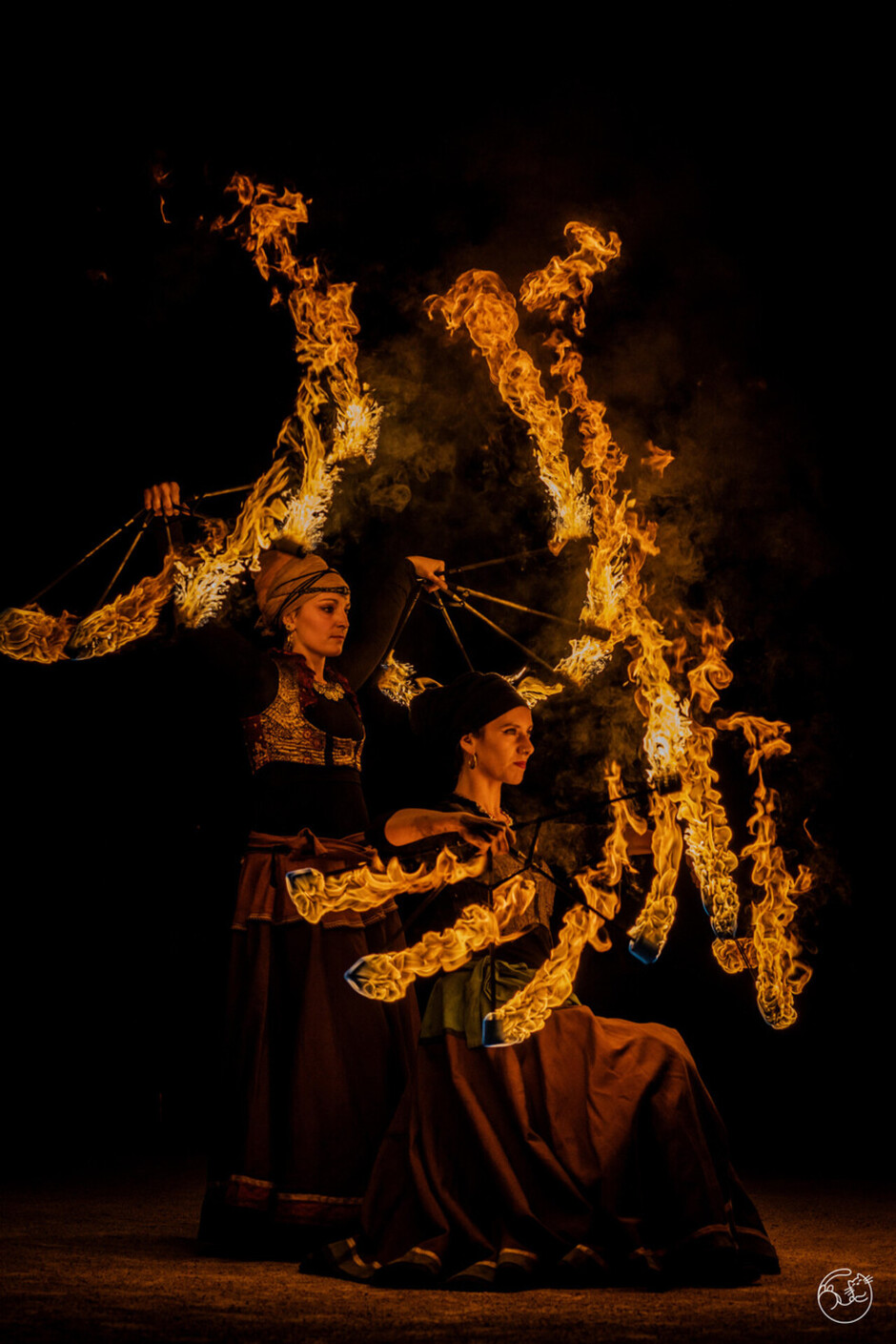© Asrâr - spectacle de feu par la Cie Litha_Aussois - Litha