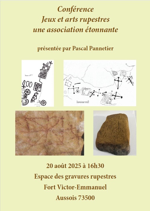 Conférence Jeux et arts rupestres