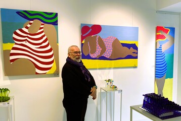 © Exposition : Michel Brison - Sous les chapeaux, la plage_Aussois - M. Brison