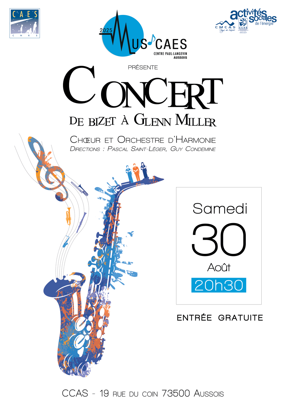 © Concert MusiCaes à Aussois - CAES du CNRS