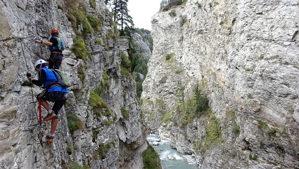 © Sortie Via ferrata à Aussois - Bureau des guides savoie maurienne