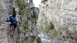 © Sortie Via ferrata à Aussois - Bureau des guides savoie maurienne