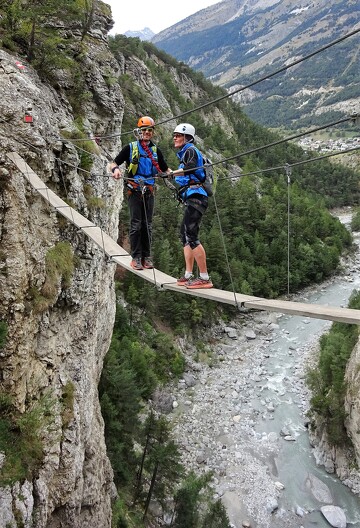 © Sortie Via ferrata à Aussois - Bureau des guides savoie maurienne