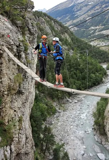 © Sortie Via ferrata à Aussois - Bureau des guides savoie maurienne