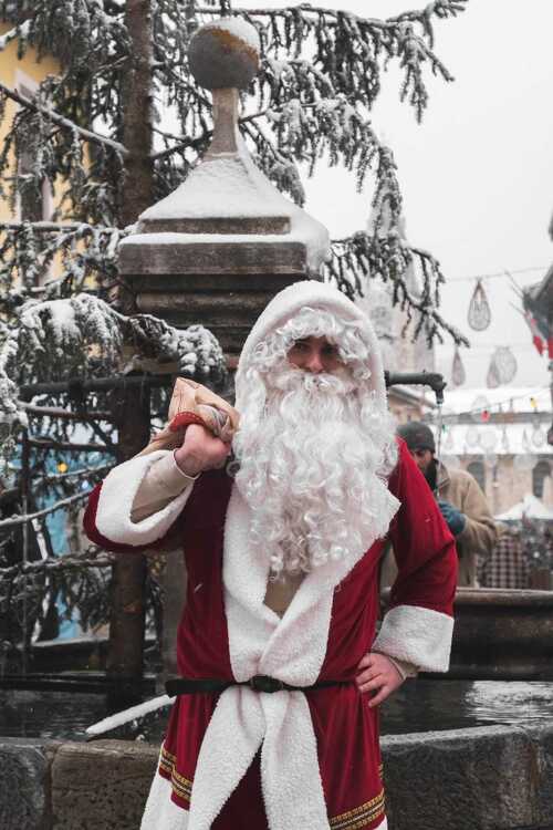 Children's tea party and meeting with Santa Claus