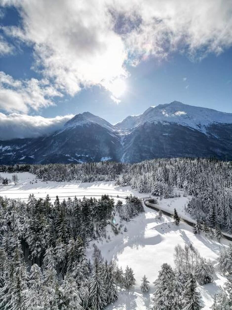 © Itinéraire piéton raquettes  : Jomier_Aussois - OTHMV