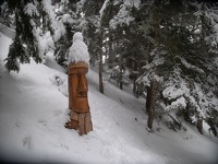 © Itinéraire piéton raquettes  : Sentier des sculptures_Aussois - OTHMV - D Cuvelier