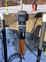 © Borne de recharge pour véhicules électriques_Aussois - Charge point