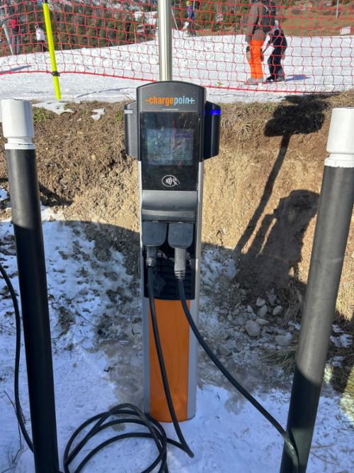 Borne de recharge pour véhicule électrique