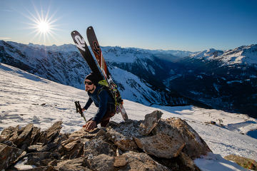 © Le ski de randonnée en station : projection et rencontre avec un pisteur_Aussois - G. Lavila OTHMV