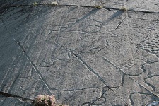 © Parc archéologique des Lozes - Gravures rupestres à Aussois - MO. JL Rigaux. OT AUSSOIS