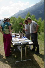 © Stand de découverte du Parc national de la Vanoise - Plan d'Amont_Aussois - PNV-Nathalie TISSOT