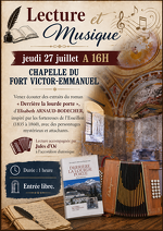 © lecture et musique - derrière la lourde porte_Aussois - M. Lefebvre OTHMV