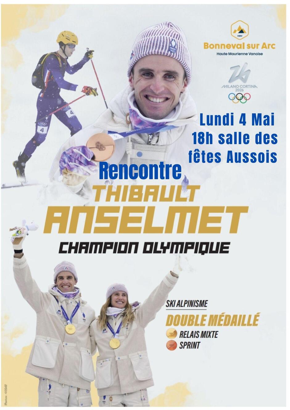 © Rencontre Thibault Anselmet Champion Olympique de ski alpinisme_Aussois - OTHMV