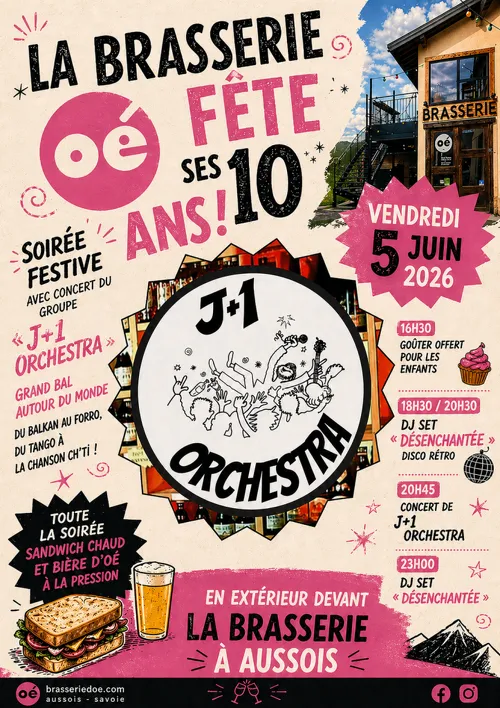 Brasserie d'Oé is celebrating its 10th anniversary!