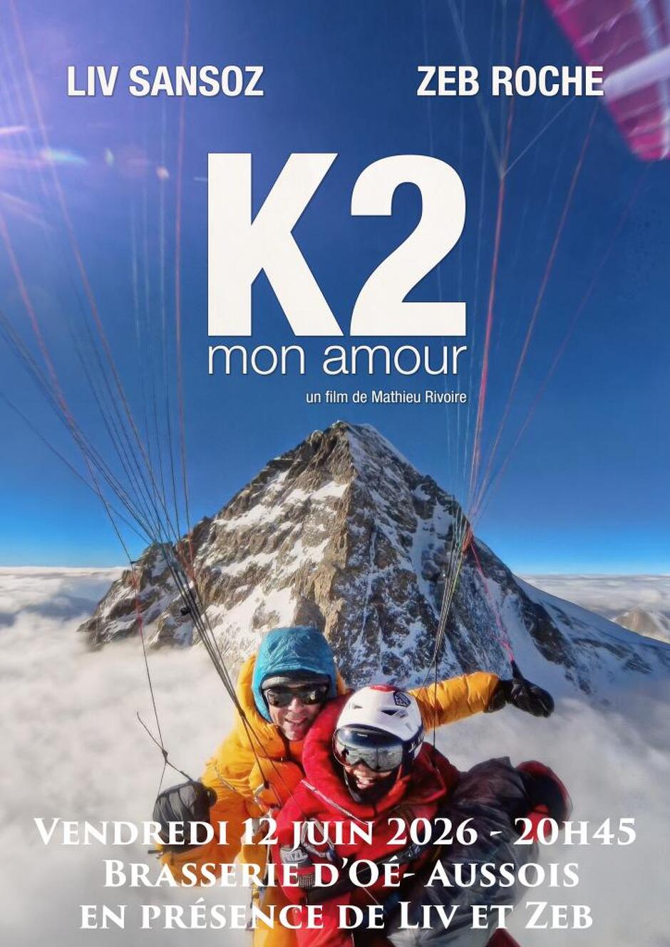 © Projection : K2 mon amour et rencontre avec Liv et Zeb_Aussois - L. Sansoz