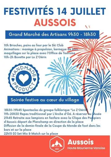 © Festivités du 14 juillet - Journée des artisans_Aussois - Festivités du 14 juillet - Journée des artisans_Aussois