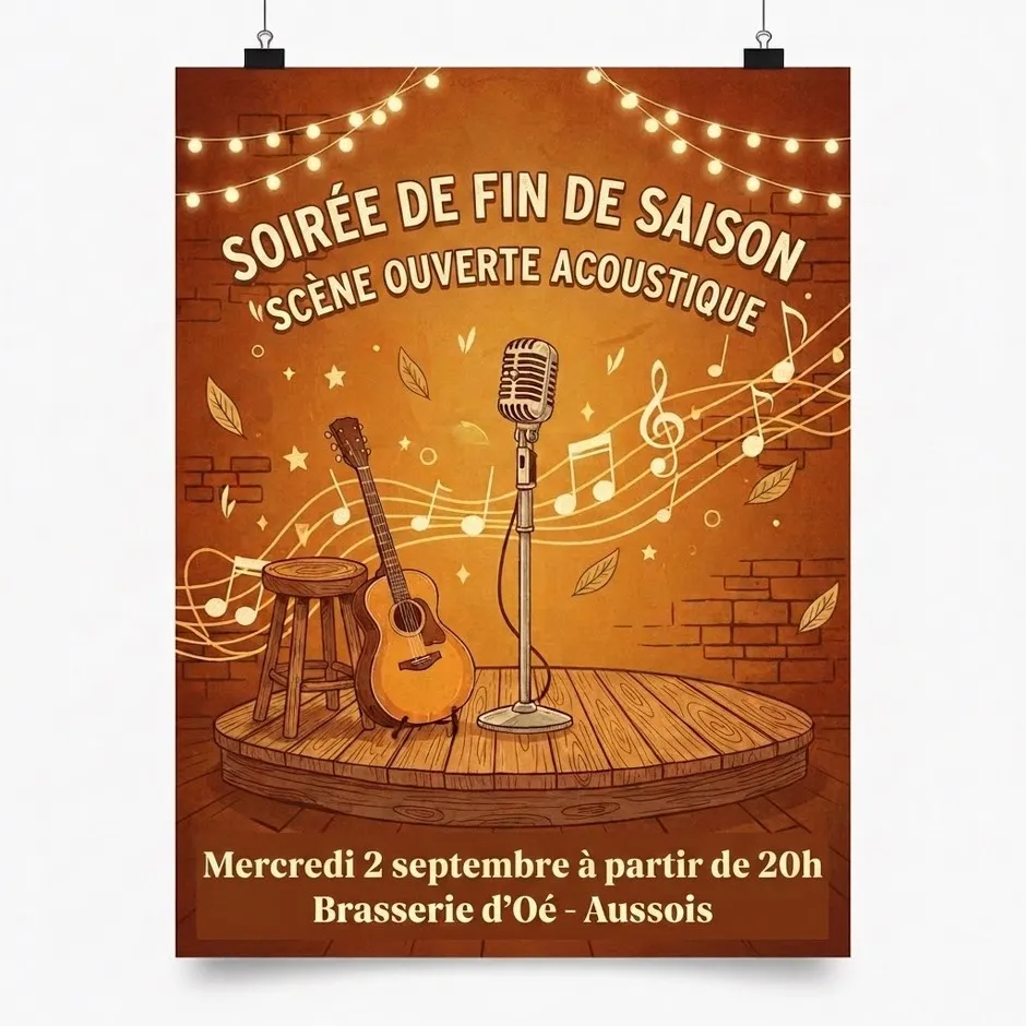 © Scène ouverte acoustique_Aussois - Scène ouverte acoustique_Aussois