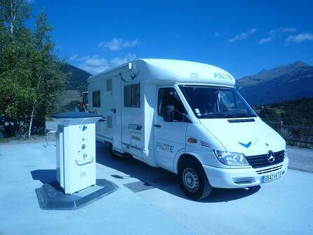 Euro relais - Camper service gebied